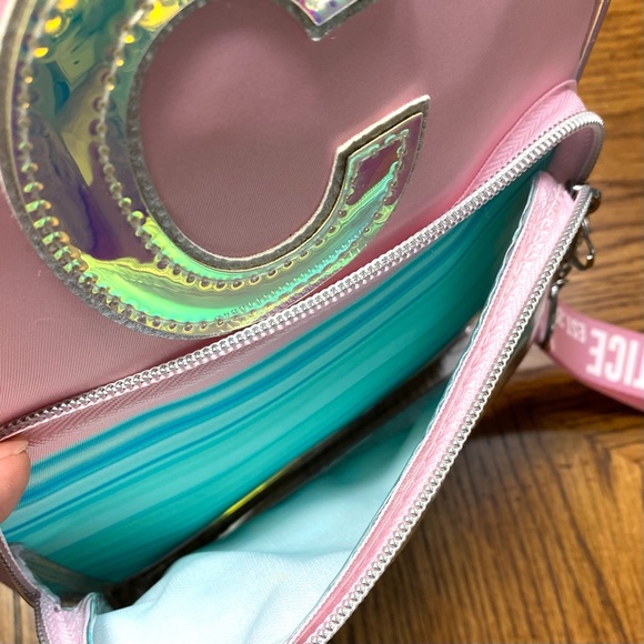 Justice - Confetti California Color-Changing Mini Backpack / Bag- Initial C Pink - Picture 5 of 8